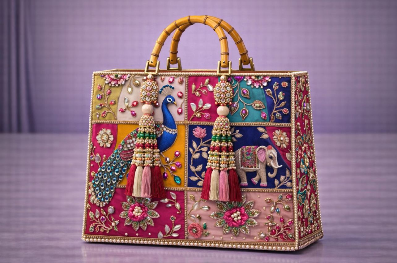 Savoy Bags artisan crafting luxury bag